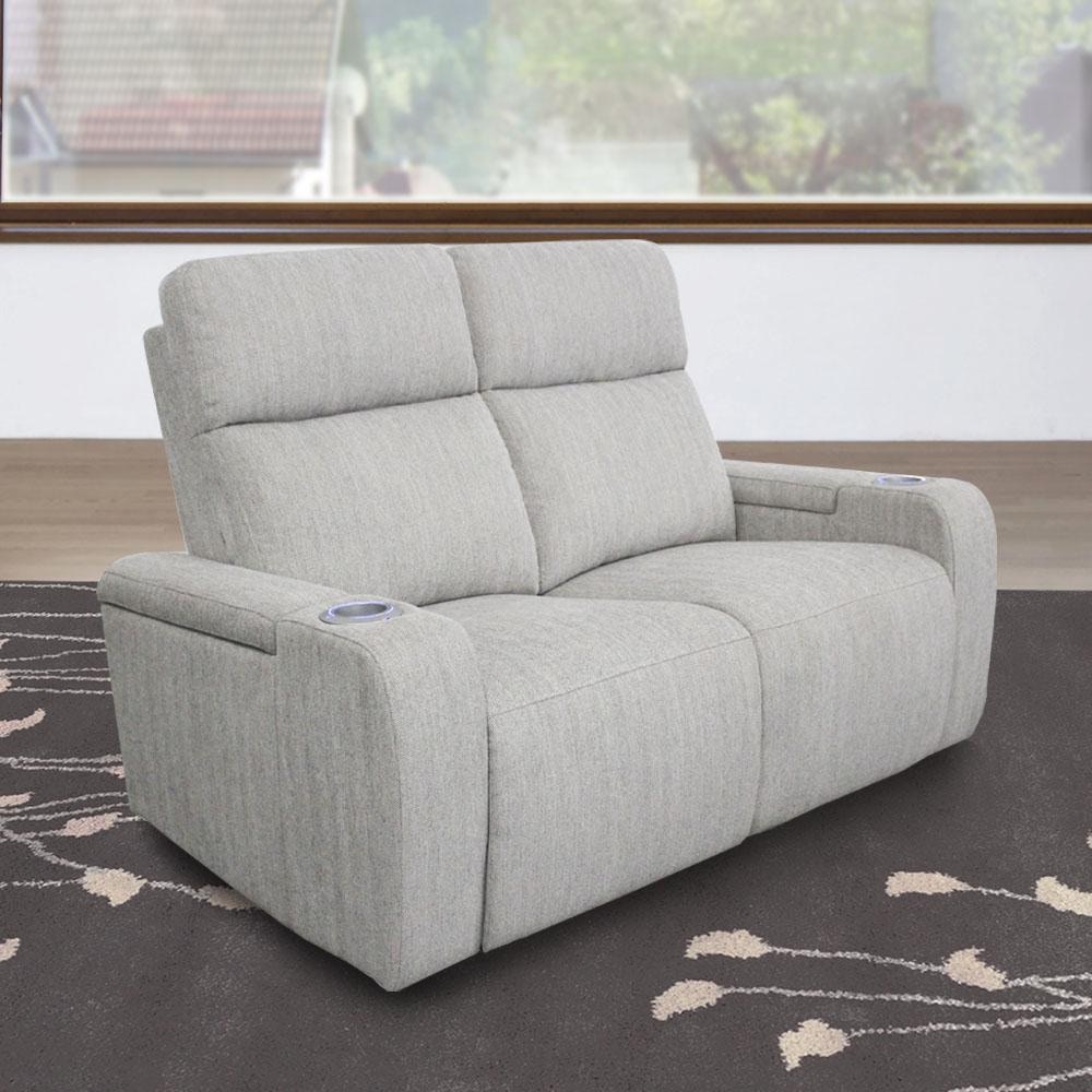 Parker House Orpheus Bisque Power Drop Down Console Sofa MORP