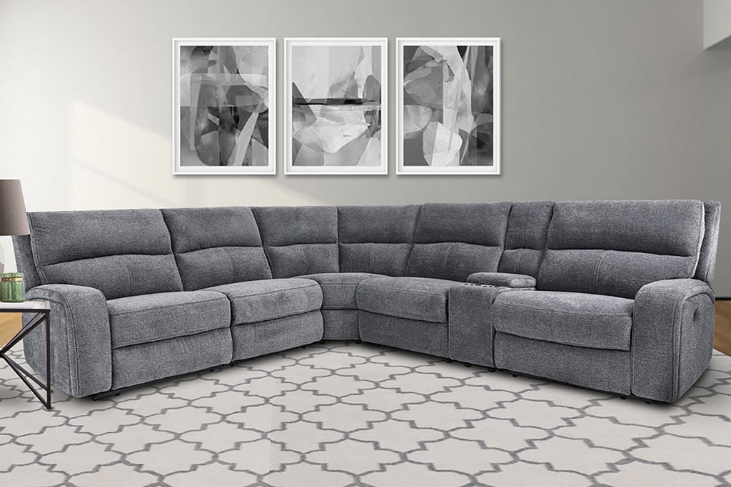 Parker House Bizmark Grey 6 Piece Package A MPOL-PACKA-H-BIG