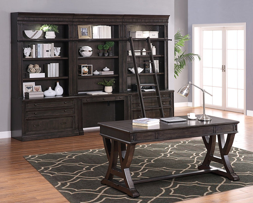 Parker House 8 Piece Library Wall WAS-8PC-LIB-WALL-DESK