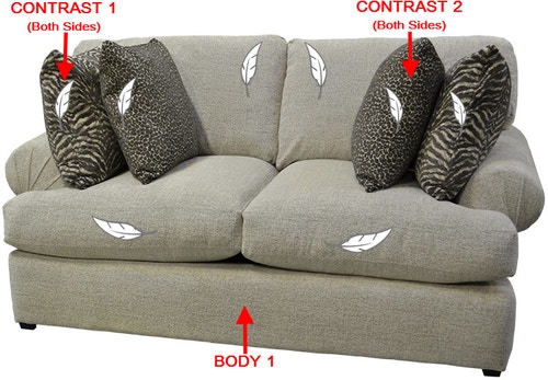 Stanton 2 Cushion Loveseat 32902 Portland Or Key Home Furnishings