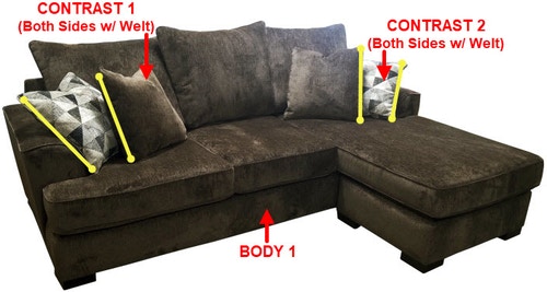 Deep cushion best sale sofa with chaise