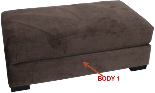 Stanton Furniture Rectangular Cktl Ottoman 68143