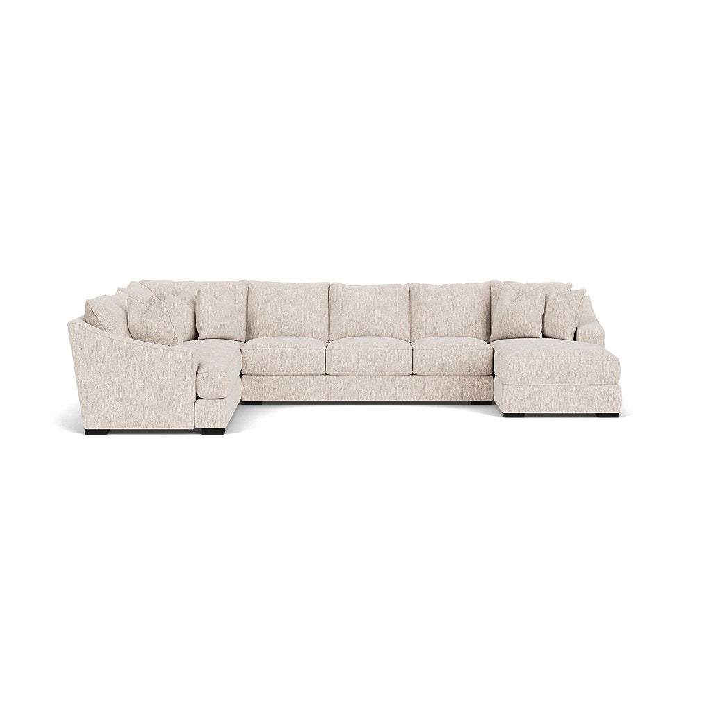 Stanton Furniture 383 Zaftig Parchment Sectional 383SectionalZaftig
