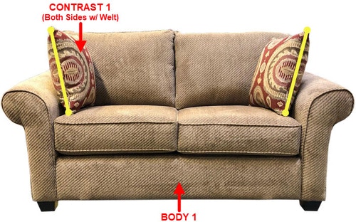 Stanton 46402 Loveseat Portland, OR Key Home Furnishings