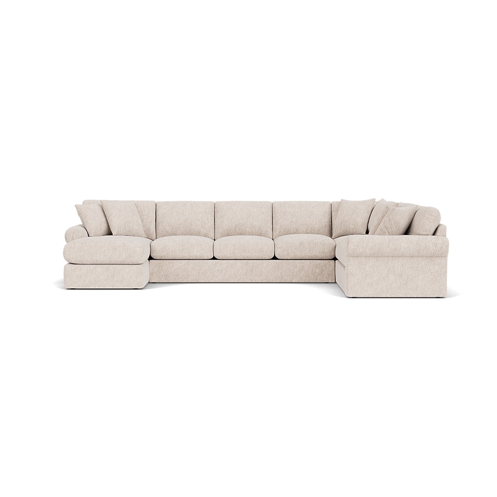 Stanton 524SectionalZaftigParchment Portland, OR Key Home