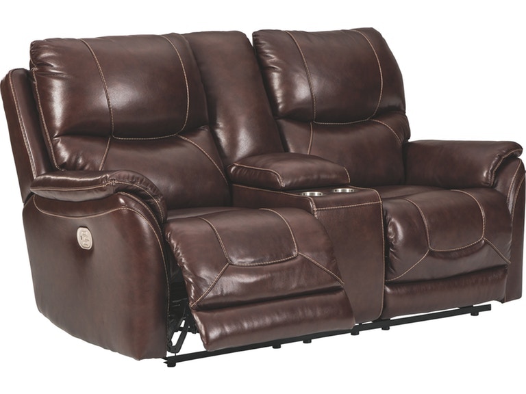 Ashley Mancelona Power Reclining Loveseat with Console U1150518