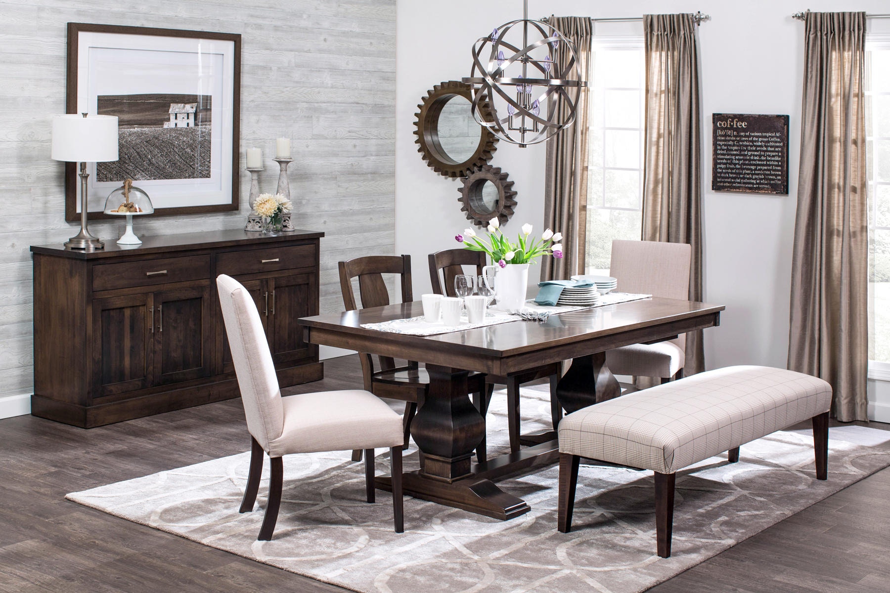 Simply Amish Crawford Dining Table ETCRA