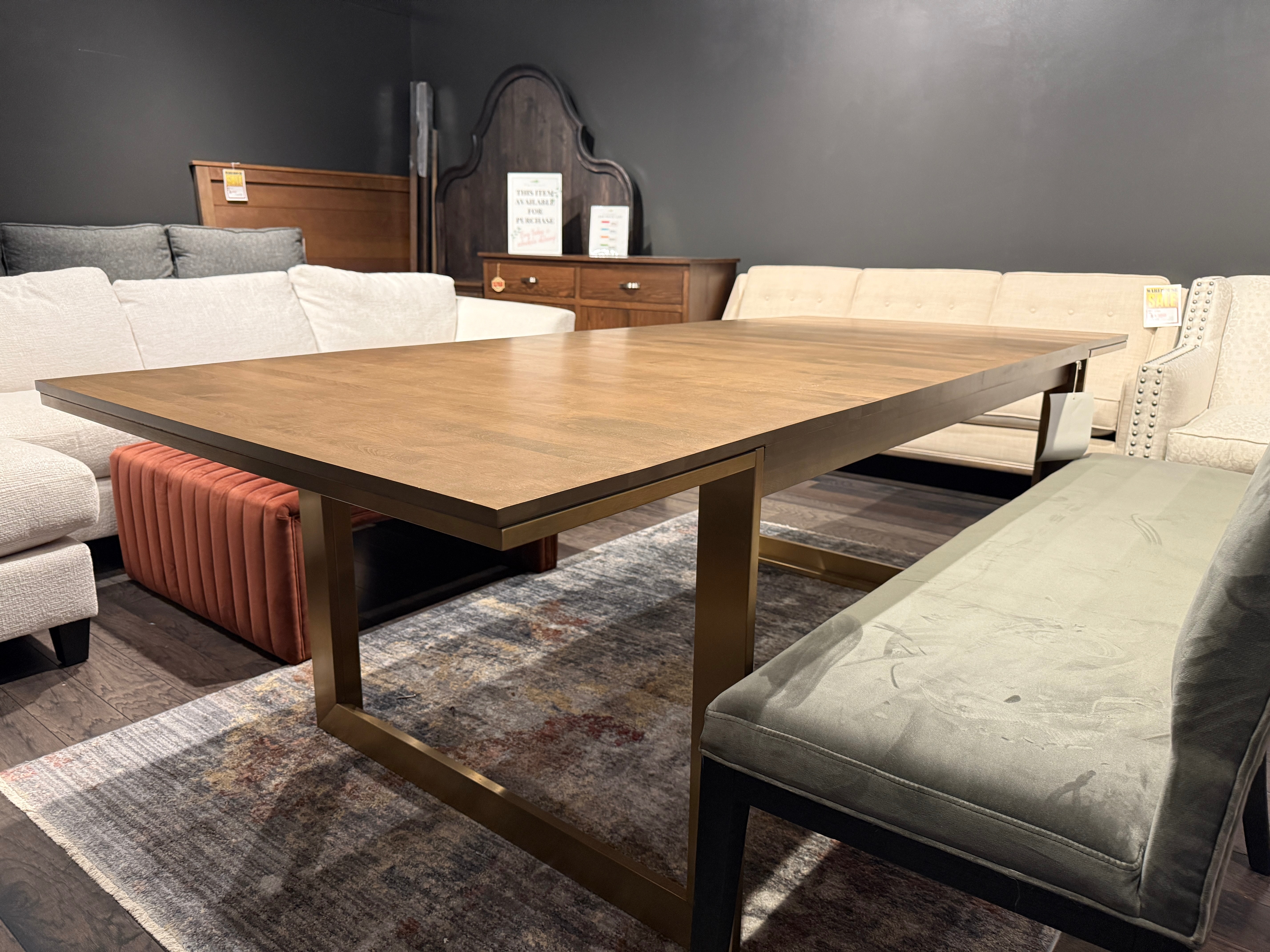 Canadel Modern Collection. 40x92 Dining Table 62-TRE0409225GLMMMNF-C