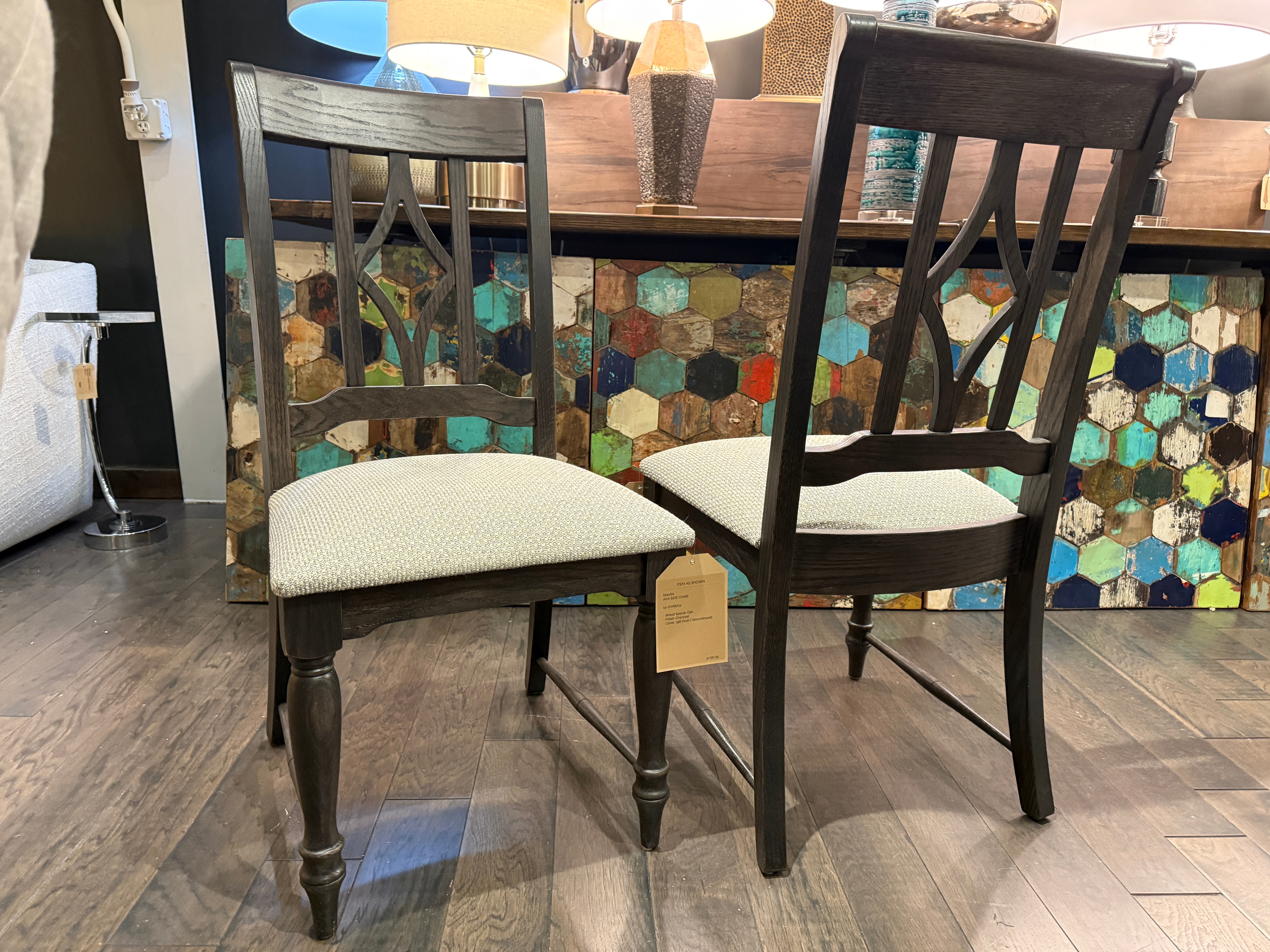 MAVIN Ava Dining Side Chairs Qty 4 Priced Individually 14-AVA6714-C