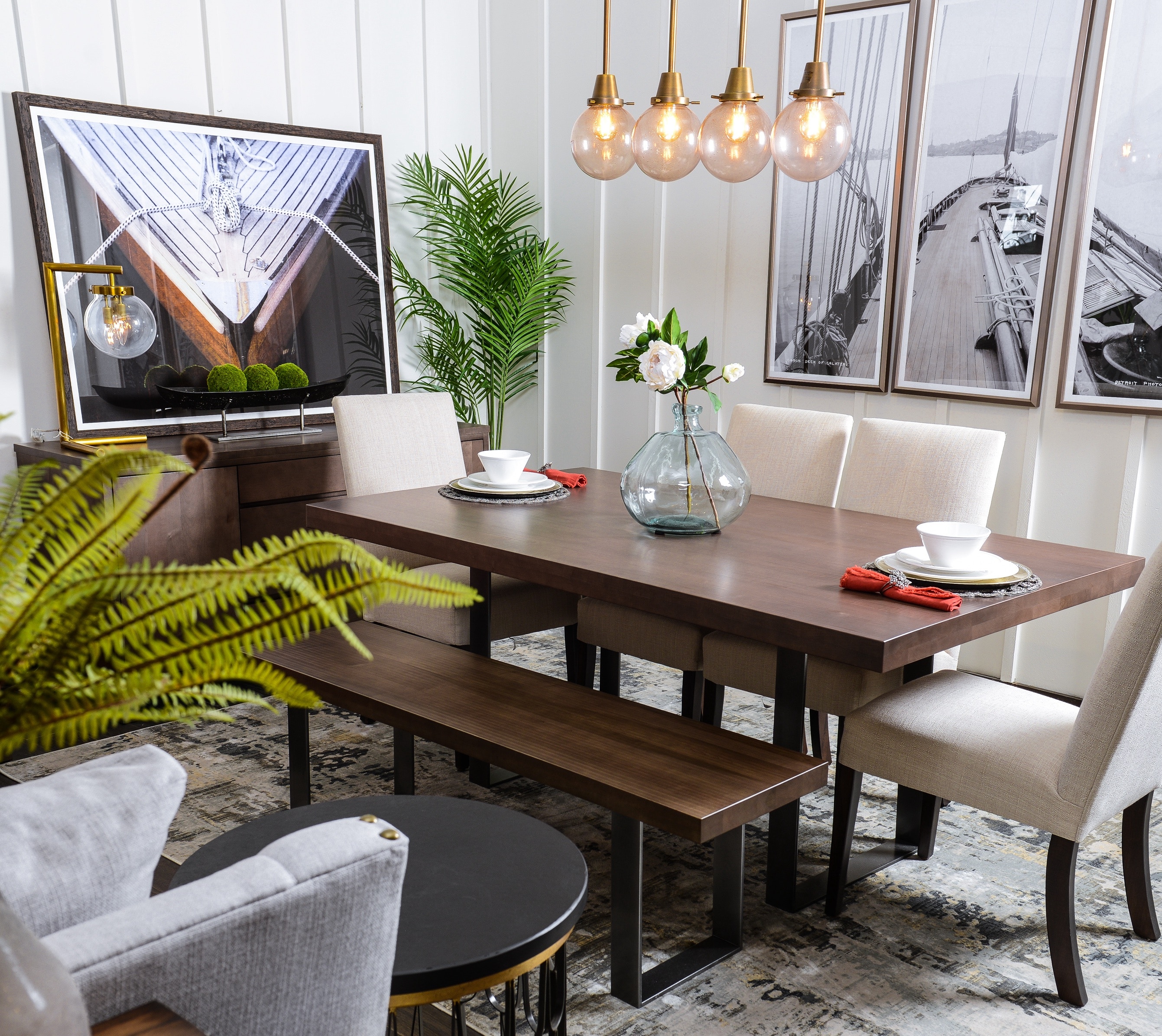 Simply Amish Ironwood Dining Table ETIRN Furnish Raleigh, NC