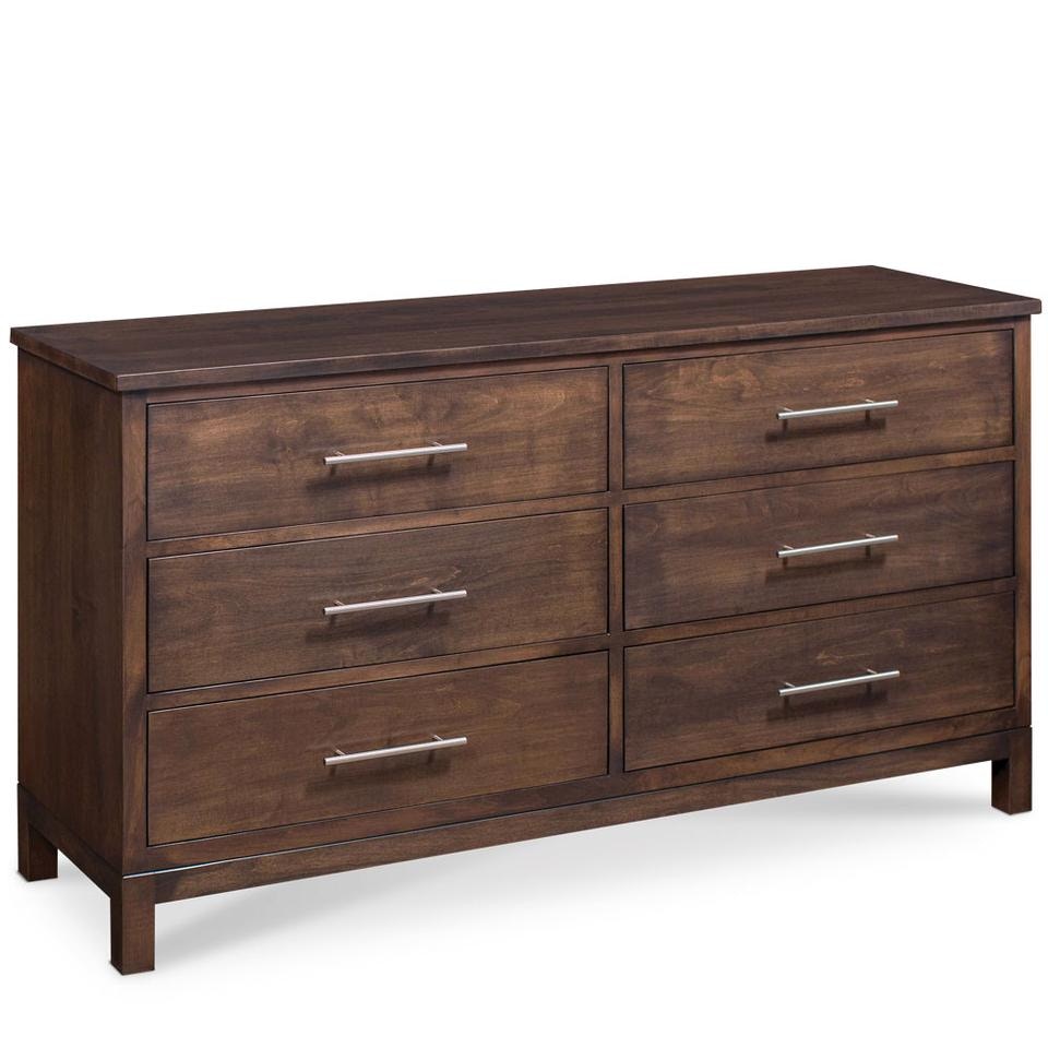 Simply Amish Auburn Bay Collection - 6 Drawer Dresser SSABR-08F2