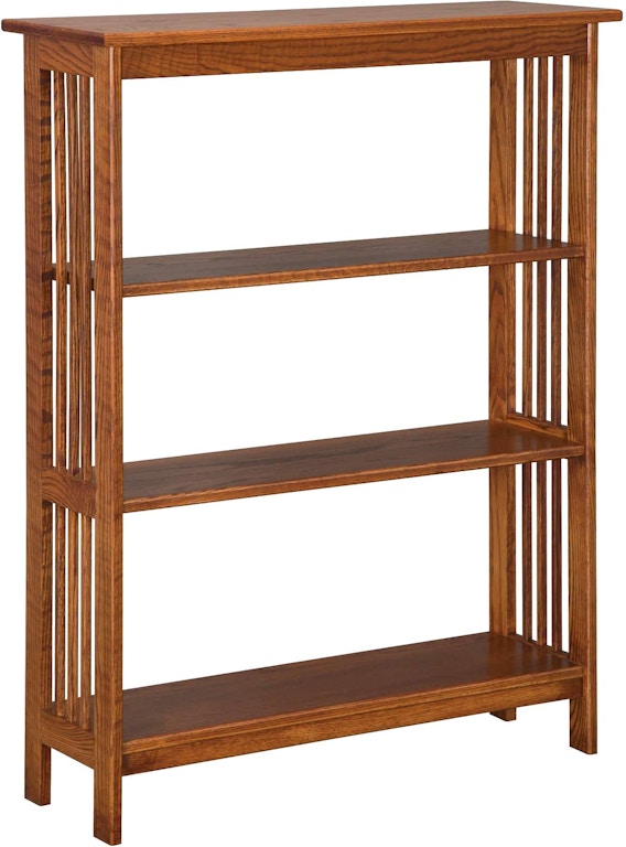 Country Value Woodworks Dining Room Mission Style 3 Bookshelf 048