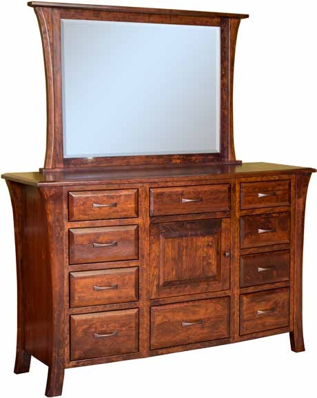 Brookside Furniture Bedroom Ensenada 10 Drawer 1 Door Dresser Ben