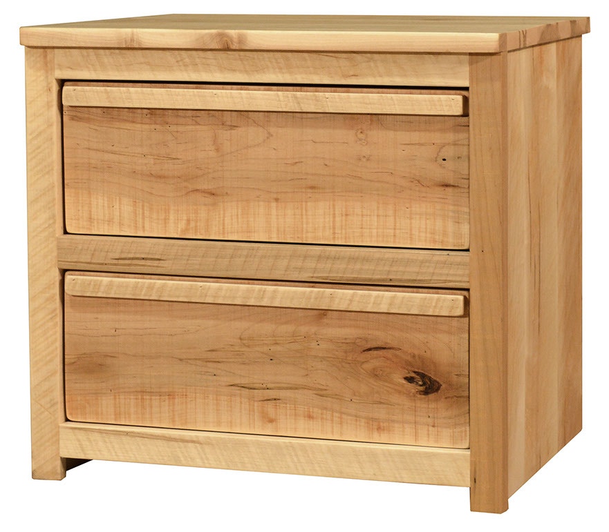Ruffsawn Furniture Living Room Hugo 2 Drawer Nightstand Hgns
