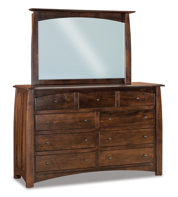 J R Woodworking Bedroom Boulder Creek 9 Drawer Dresser Jrbc 065 5