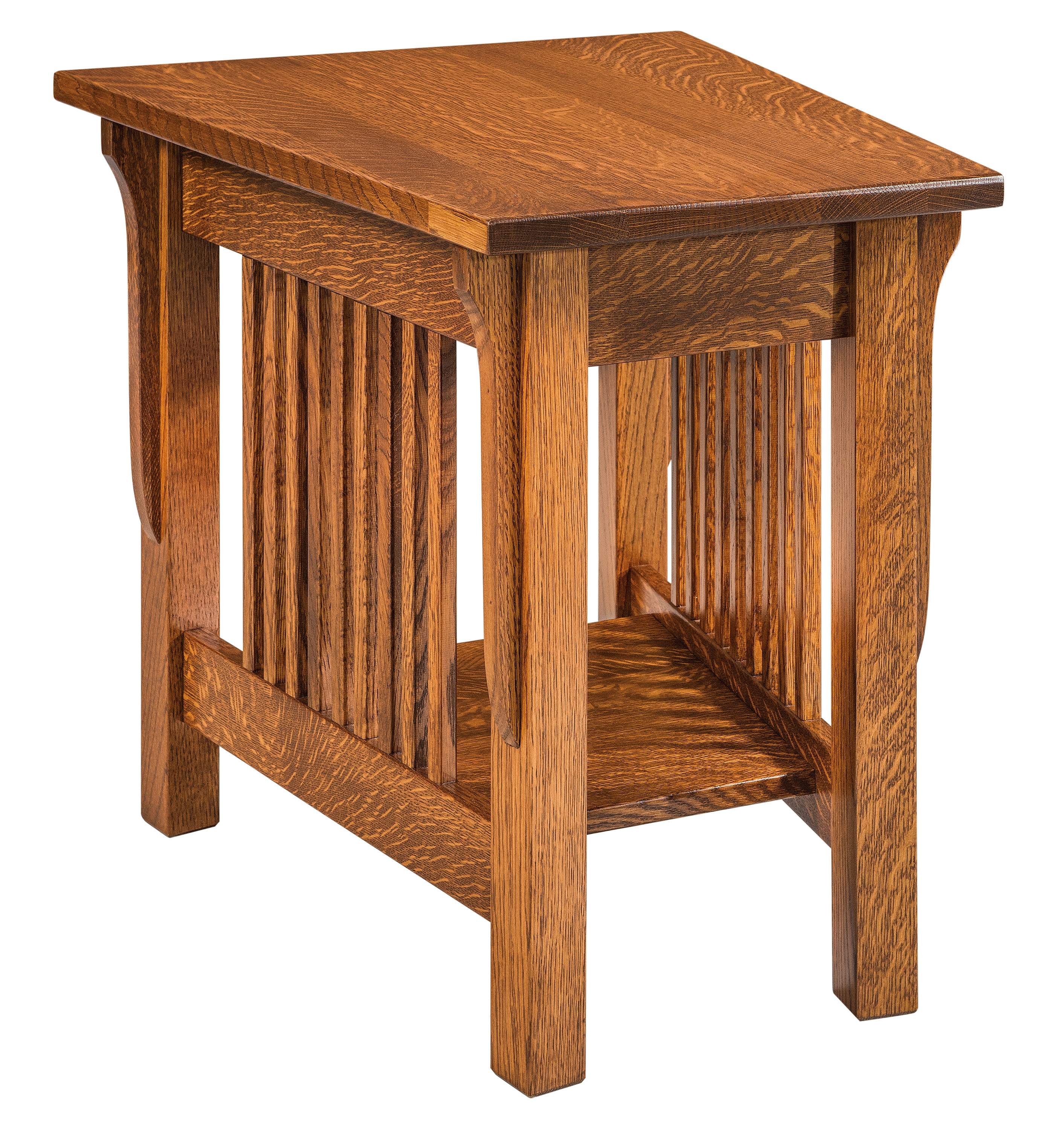 Wedge discount chairside table