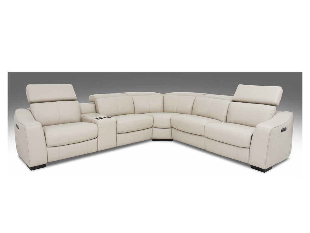 Htl leather outlet sectional