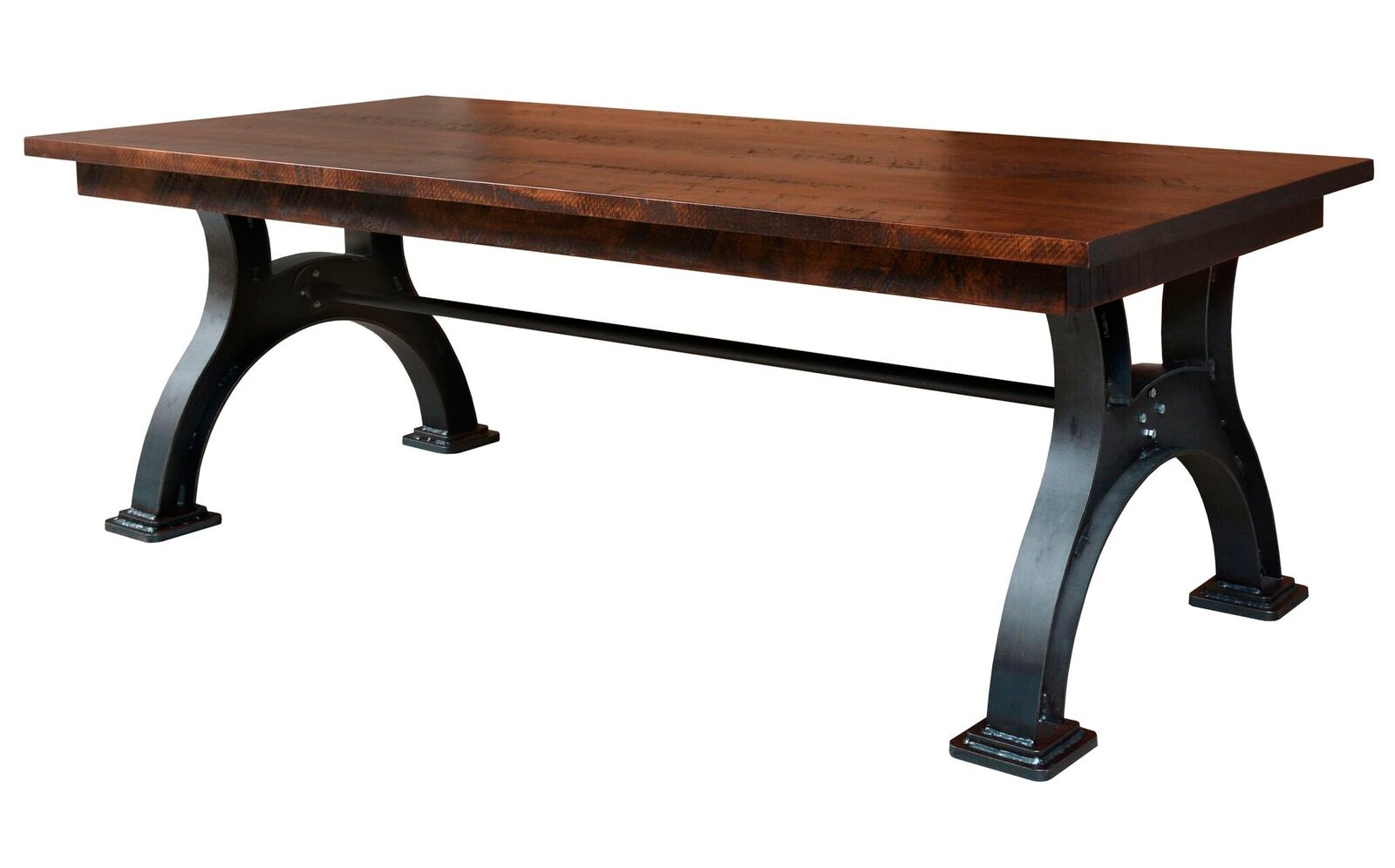 franklin industrial oak dining table