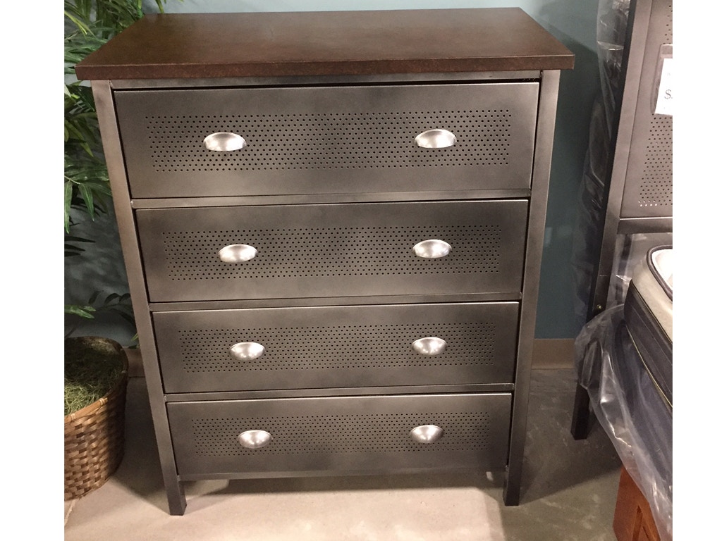 Clearance Metal 4 Drawer Chest