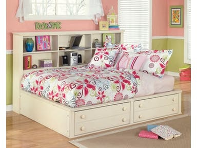 Cottage Retreat Bookcase Bed W Storage