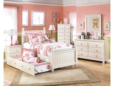 Ashley Bedroom Cottage Retreat Twin Poster Bed W Trundle