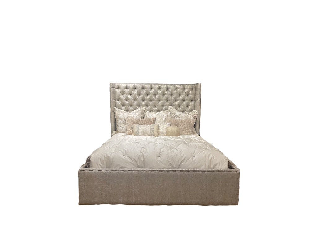 Marge Carson Bedroom Dakota King Panel Bed 219659 Noel Furniture