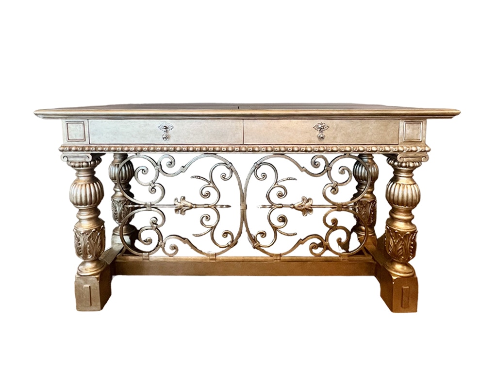 Marge Carson Living Room Seville Console 222121 Noel Furniture Houston, TX