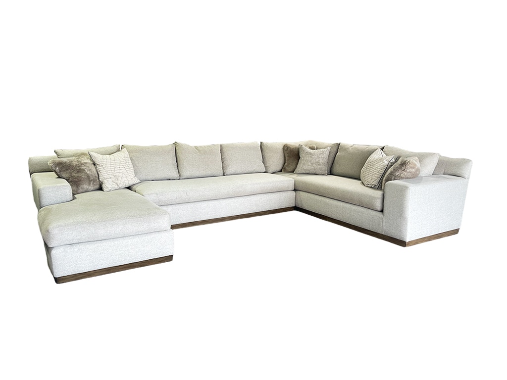 Marge Carson Living Room Santa Barbara 3 pc. Sectional 226917 Noel