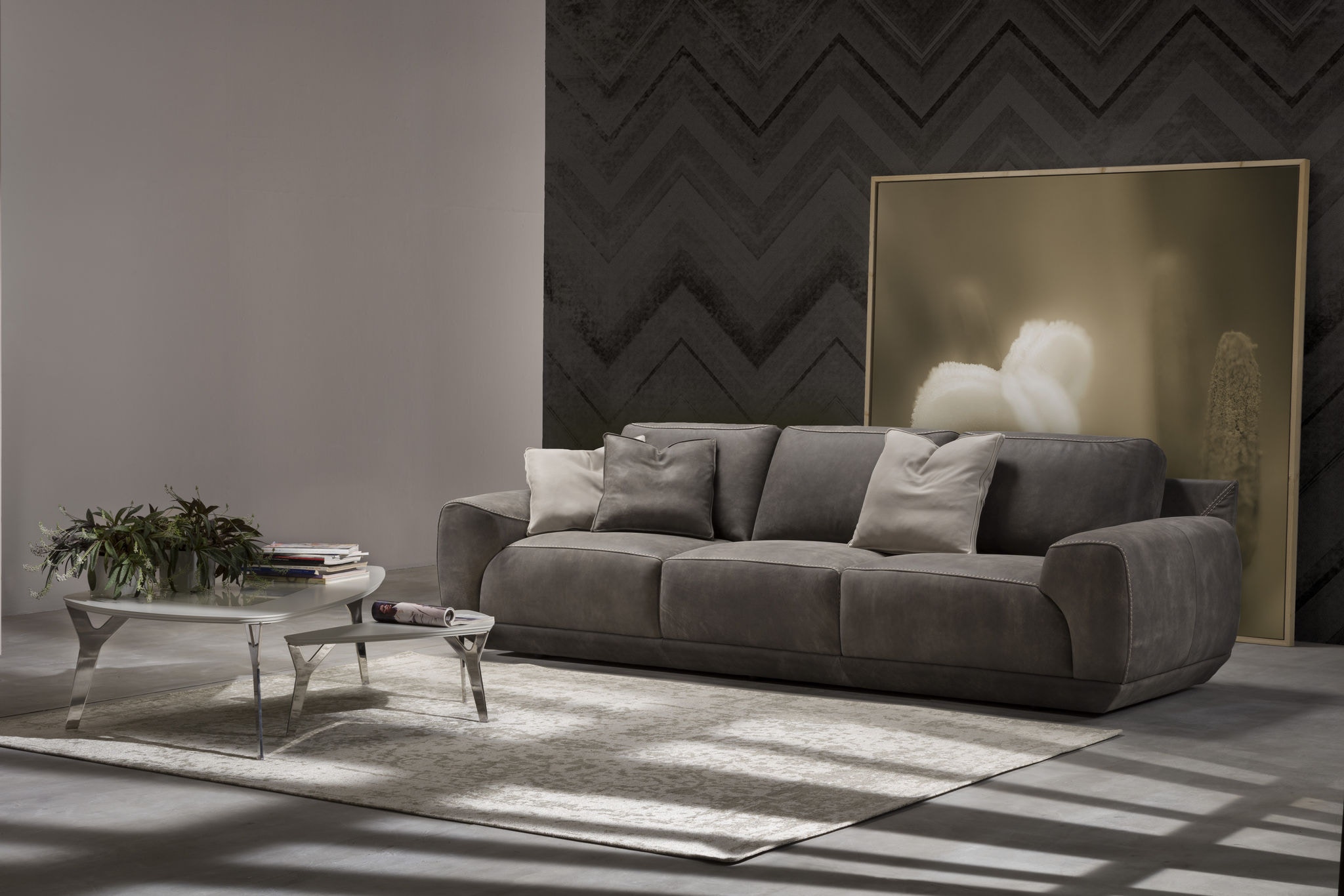 Bracci Living Room Artu’ Sofa V300 Noel Furniture Houston, TX