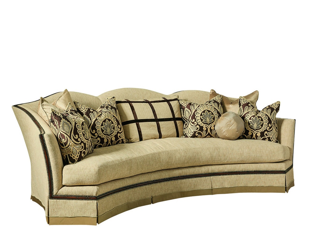 Marge Carson Living Room Avery Sofa AVE43 Noel Furniture Houston, TX