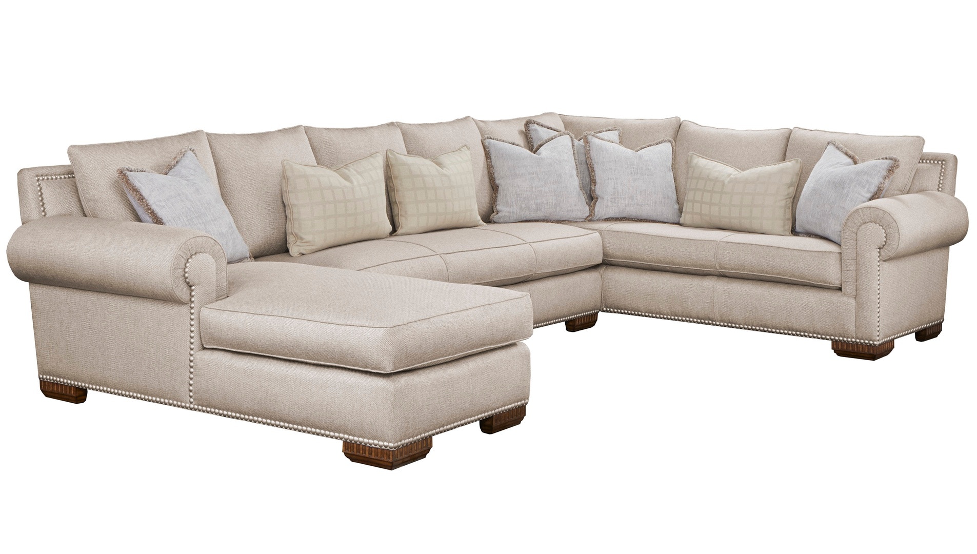 Marge Carson Living Room Bentley Sectional BYSECS Noel Furniture