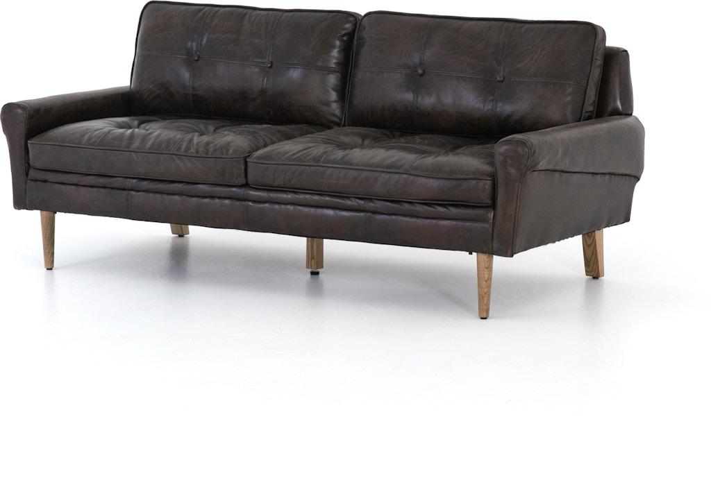 four hands furniture leather sofa