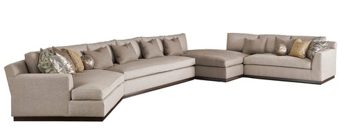 Marge Carson Living Room Rome Sectional CCPSEC4 Noel Furniture