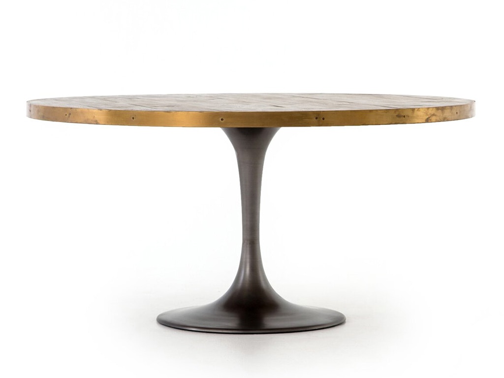 Four Hands Casual Dining Evans Round Dining Table CIMP-158 - Noel Furniture - Houston, TX