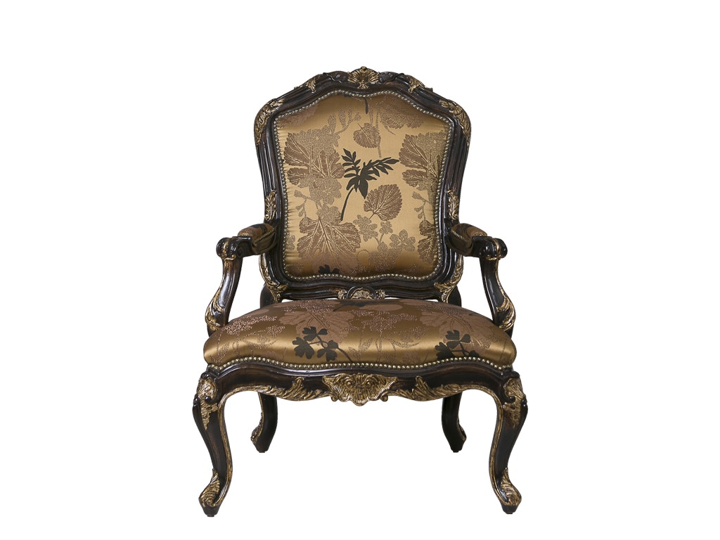 Marge Carson Dining Room Claudette Arm Chair CU41 Noel Furniture