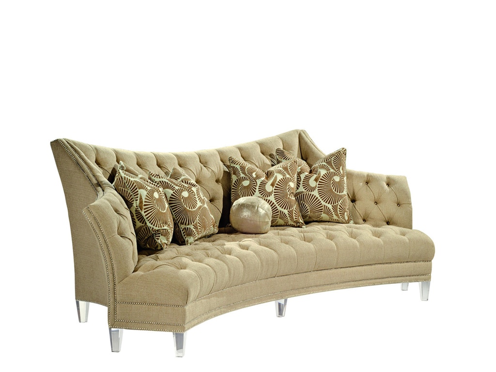 Marge Carson Living Room Deville Sofa DEV43 Noel Furniture Houston, TX