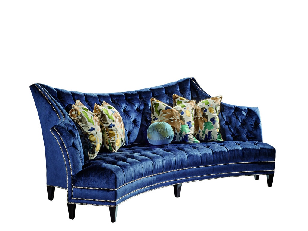 Marge Carson Living Room Deville Sofa DEV43 Noel Furniture Houston, TX