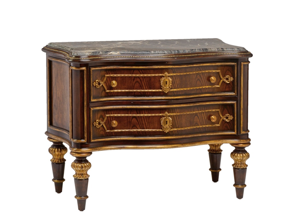 Marge Carson Bedroom Grand Traditions Nightstand GRT12 Noel Furniture