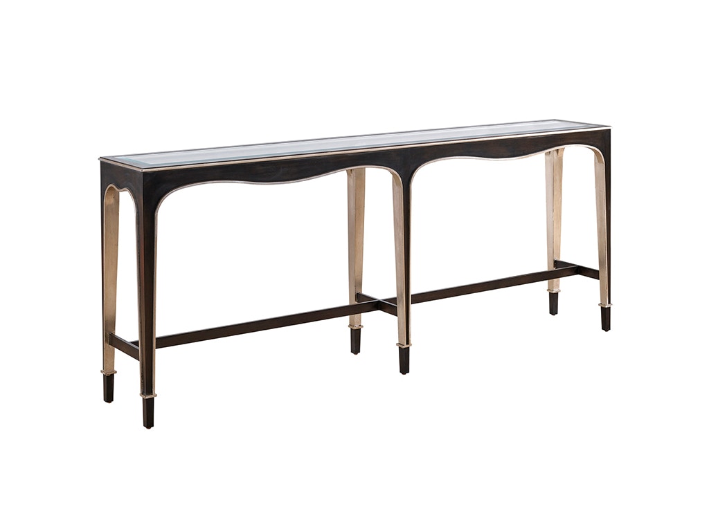 Marge Carson Living Room GIVERNY CONSOLE GVN06 Noel Furniture Houston, TX