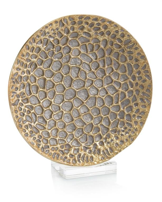 John Richard Accessories GOLD AND SILVER ORGANIC CHARGER JRA-10341