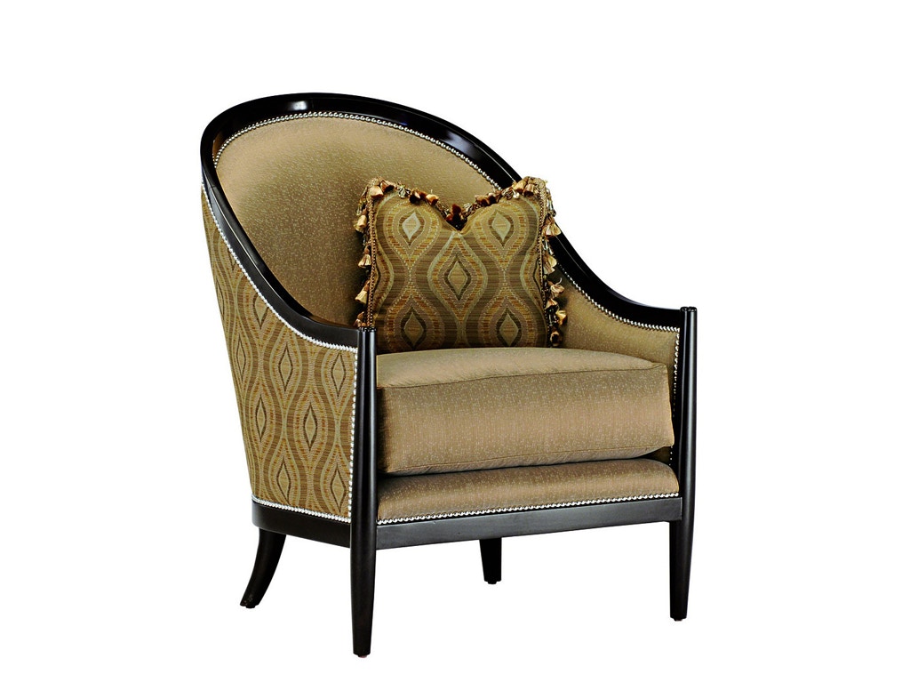 Marge Carson Living Room Largo Chair LAO41 Noel Furniture Houston, TX
