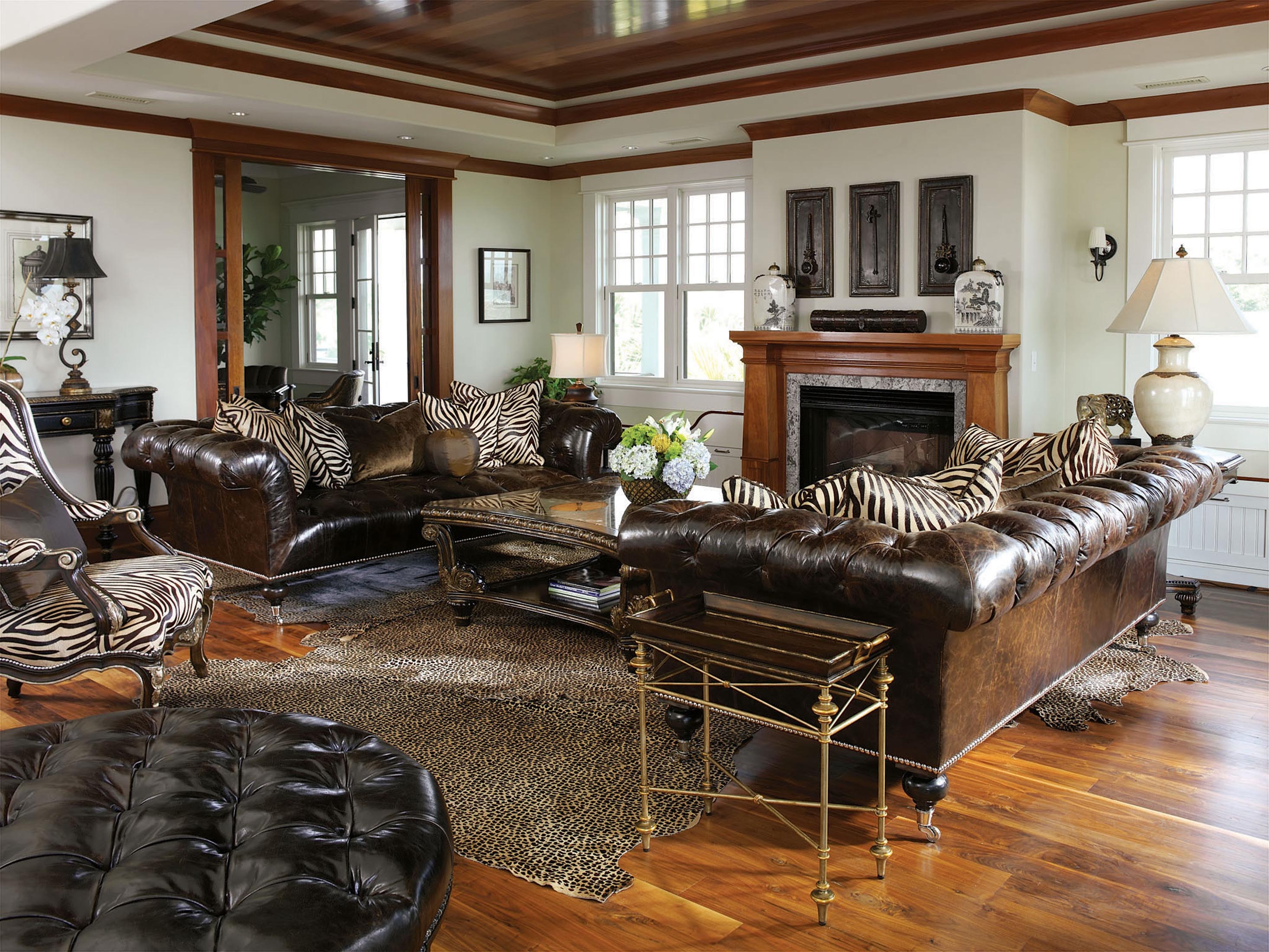 Marge Carson Living Room Quincy Sofa QNY43 - Noel Furniture - Houston, TX