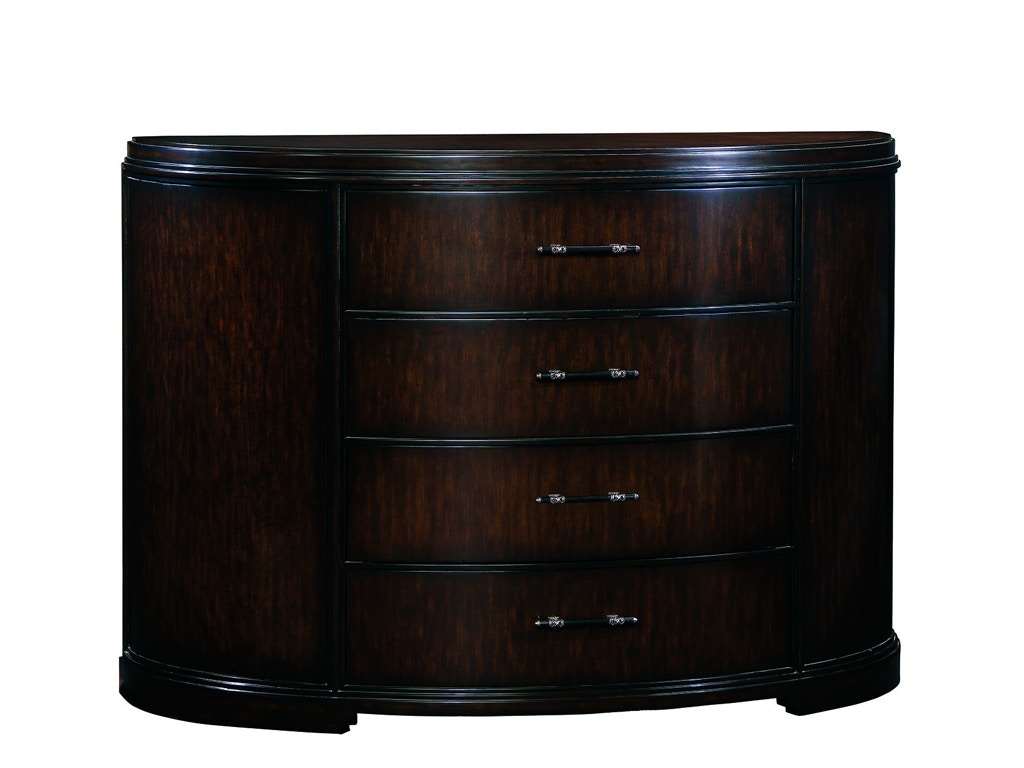 Marge Carson Living Room Malibu Demilune Chest Mlb14 Noel
