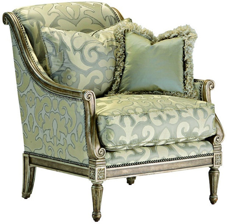 Marge Carson Living Room Portofino Chair PRT41 - Noel Furniture