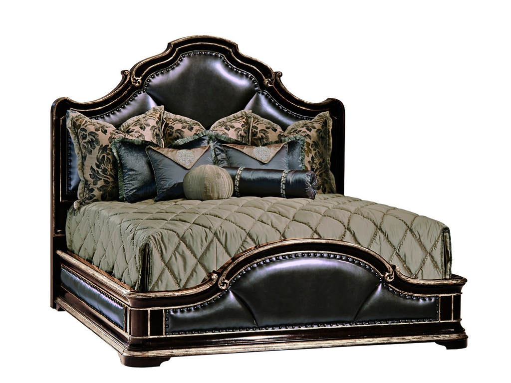 Marge Carson Bedroom Piazza San Marco Low Bed PSM11-1 - Noel Furniture ...