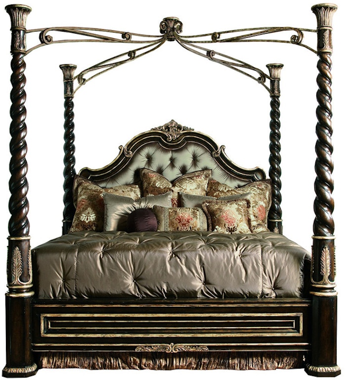 Marge Carson Bedroom Piazza San Marco Poster Bed Psm91 5