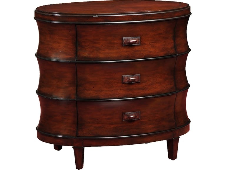 Marge Carson Dining Room Sonoma Oval 3 Drawer Chest Sna12 3 Noel