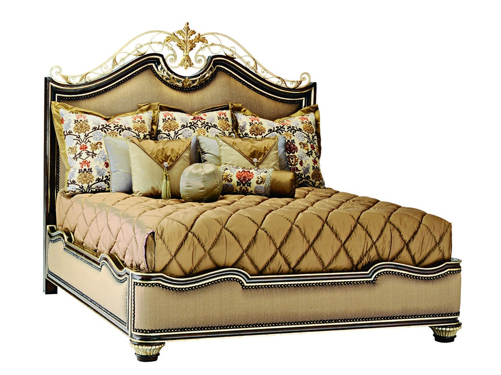 Marge Carson Bedroom Trianon Court Panel Bed Trc11 Noel