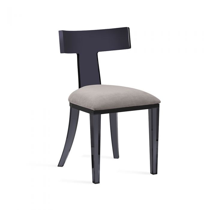 tristan acrylic klismos chair