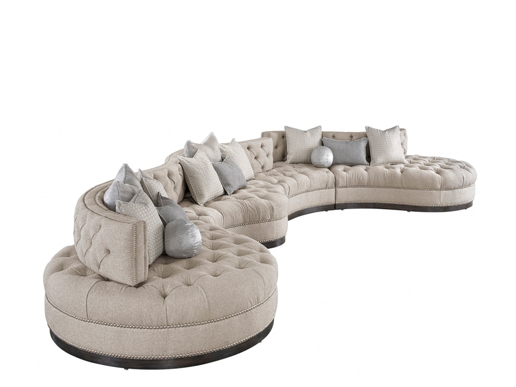 Marge Carson Living Room Zen Sectional ZENSEC Noel Furniture